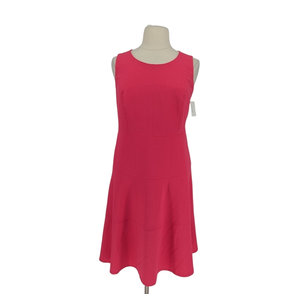 01577 Jones Studio A Line Dress Pink size 16W preppy Business casual spring